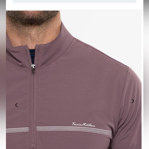 Travis Mathew UNEXPECTED SURPRISE QUARTER ZIP NWT Small - Picture 4 of 8
